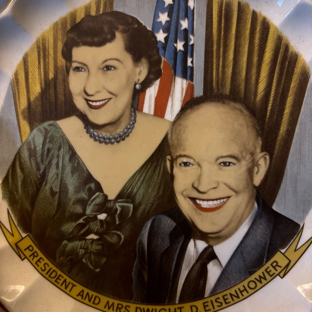 Commemorative Eisenhower Plate